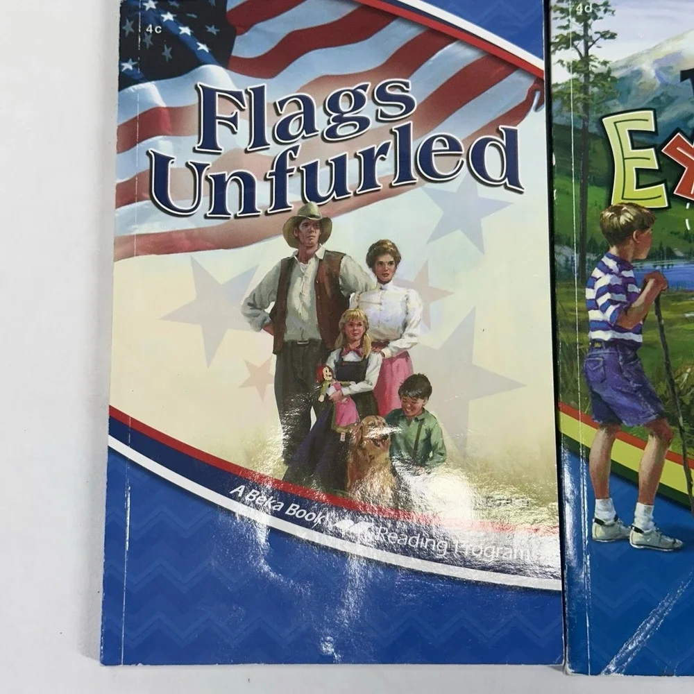 A Beka Reading Program 4TH GRADE Lot of 4 books ABEKA READING English Homeschool